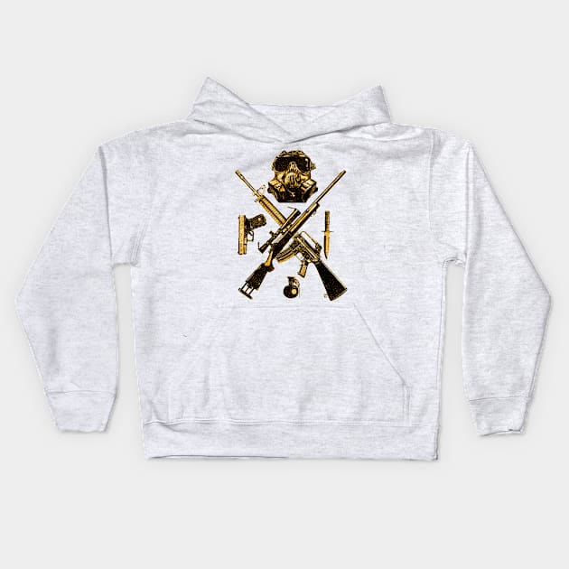 I´M PREPPER (gold) Kids Hoodie by Cataraga